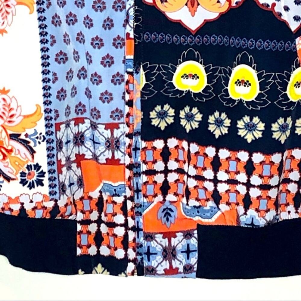 NY&C Patchwork Bomber Jacket Cottagecore Quilted … - image 5